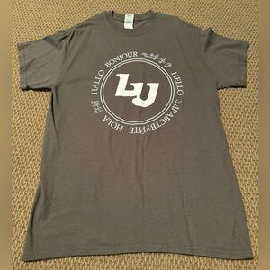 Dark Gray Liberty University Languages T-Shirt